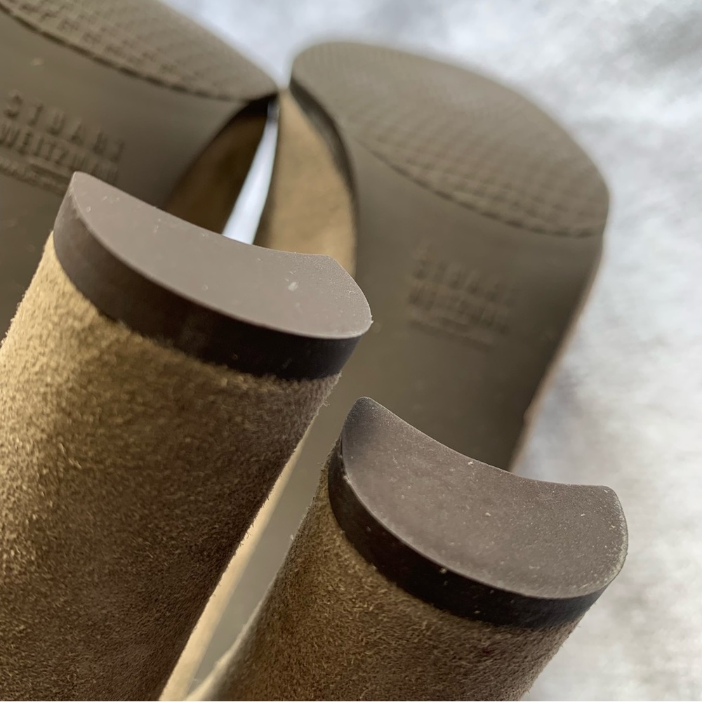 Stuart Weitzman Glove Tie-Back Suede Ankle Boot/Bootie US 10 - Picture 6 of 9